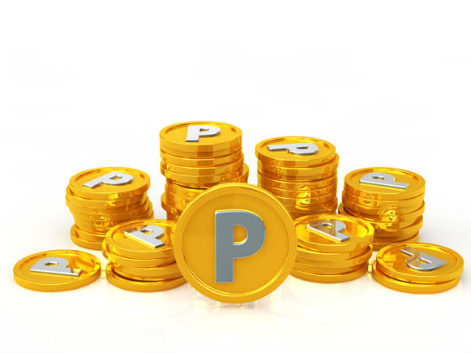 積まれたコイン‗P